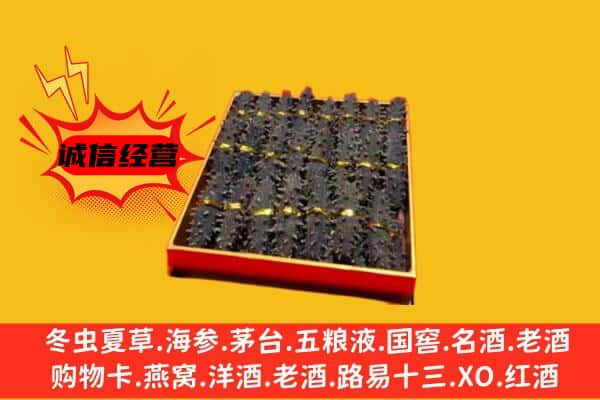 下花园区回收海参